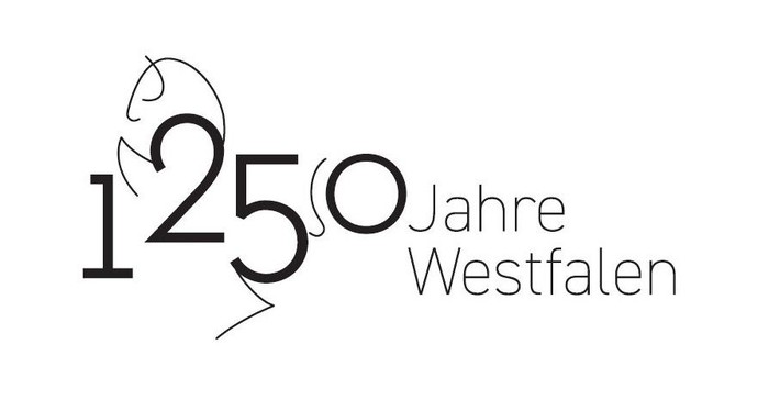 Logo des Jubiläumsjahres 1250 Jahre Westfalen